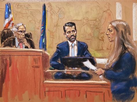 Court sketch artist says Trump Jr. asked that she make him 'look sexy'